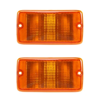 2 шт. Указатель поворота для 2001-2006 Jeep Wrangler (TJ) Пластиковая линза слева и справа 55156488AB 55156489AB