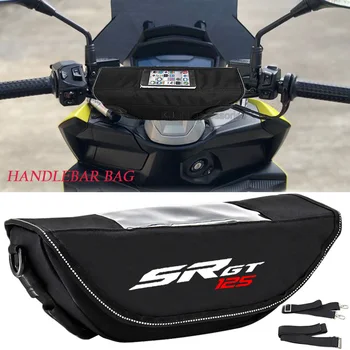 Аксессуары для мотоциклов Водонепроницаемая сумка для хранения на руль Сумка для путешествий Сумка для инструментов SR GT 200 2022- Для Aprilia SR GT 125