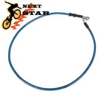  синий 28 градусов Banjo Тормозной масляный шланг Трубка Трубка для мотоцикла Dirt-bike Питбайк Эндуро Мотокросс Уличные велосипеды