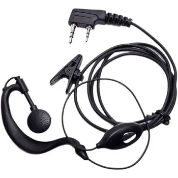  2-контактный высококачественный микрофон для гарнитуры для двухстороннего радио наушники-вкладыши портативные аксессуары для рации безопасности