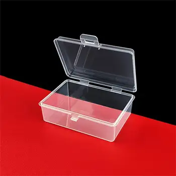 Прозрачный ящик для хранения с крышкой Пыленепроницаемый Прозрачный Приведите в порядок свой рабочий стол Упаковка для пищевых продуктов Домашнее хранение Пыленепроницаемый ящик для хранения