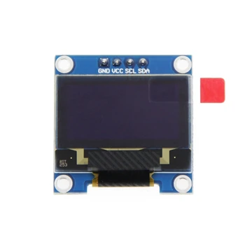 0,96 дюйма IIC I2C Serial GND 128X64 OLED ЖК-дисплей Модуль SSD1306 для комплекта Arduino Синий дисплей