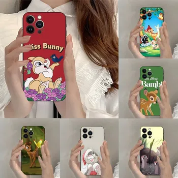 Disney Bambi Чехол для телефона Hot For Iphone 12ProMax 15 11 13 14 Pro Xs Max Mini Xr X 7 8 6 6s Plus Fundas Coque