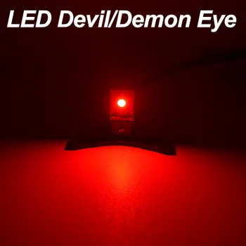 DMEX Бесплатная доставка Демон LED Дьявольские глаза Подходит для всех автомобильных прожекторов Фара, Цвет Белый, Красный, Синий, Зеленый, Желтый