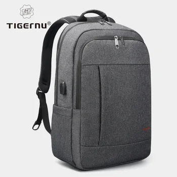  Пожизненная гарантия Противоугонный мужской рюкзак USB Зарядка 15,6-дюймовый ноутбук для женщин Мода Путешествия Повседневная мужская школьная сумка