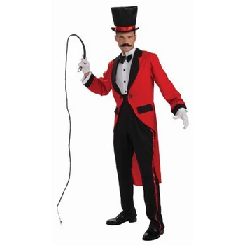 Изготовленный на заказ Ringmaster Красный фрак с черным воротником и карманом,СДЕЛАННЫЙ на заказ смокинг с длинным хвостом,СШИТЫЕ НА ЗАКАЗ МУЖСКИЕ КОСТЮМЫ