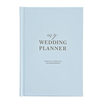 Книга и организатор свадеб Полный журнал планирования свадьбы для помолвленных пар Блокнот в твердом переплете формата А5
