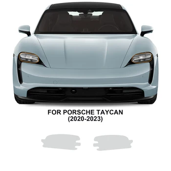 Tpu Предварительно нарезанные прозрачные наклейки ppf Автомобильная пленка для защиты краски Фара Зеркало заднего вида Аксессуары для Porsche Taycan 2020-23