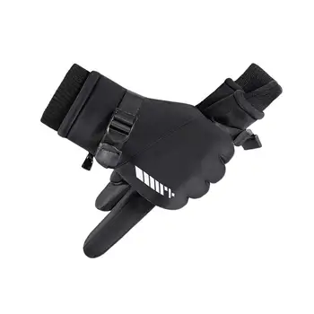 Перчатки для верховой езды Зимние перчатки с сенсорным экраном Зимние перчатки для мужчин Ветрозащитные водонепроницаемые дышащие противоскользящие перчатки с сенсорным экраном Гибкие