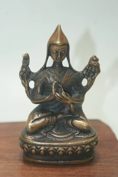 Китай Старый Тибет Тибетский буддизм Статуя Будды Тары Гуань Инь старая медная статуя украшение бронзовая фабрика розетки