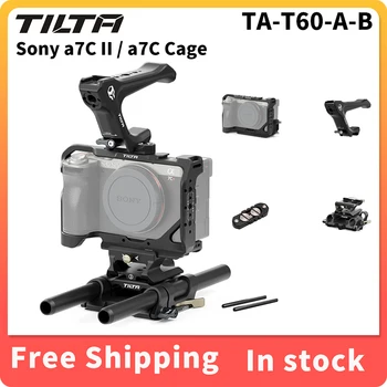 TILTA TA-T60-A-B RIG Защитный фюзеляж Полная клетка для камеры Pro Kit для Sony a7C II / a7C R - Черный Титановый Серый