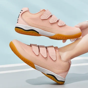 Новая женская обувь для настольного тенниса Высококачественная легкая дышащая обувь для бадминтона Мужская и женская теннисная обувь Горячая распродажа