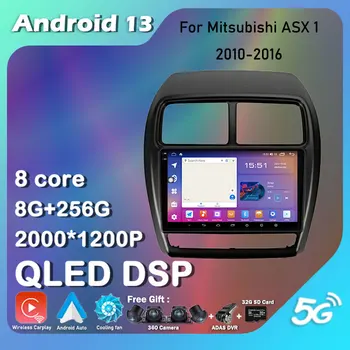 9'' Автомагнитола для Mitsubishi ASX 1 2010-2016 Peugeot 4008 Player Мультимедийная навигация Стерео 2Din Carplay No DVD DSP Android 13