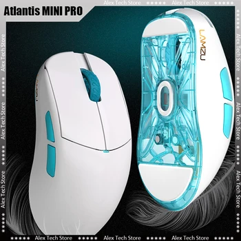 51 г Легкая беспроводная игровая мышь Lamzu Atlantis Mini Pro (совместимая с 4k) Два режима Проводной/беспроводной Офисный геймер Киберспорт Подарок
