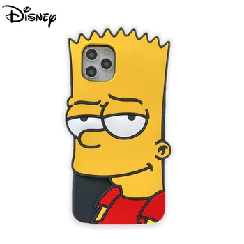 Disney The Simpsons Мягкий силиконовый чехол для телефона для iPhone 14 13 12 11 6 7 Pro Max Anti-fall All Inclusive Cartoon Protective Cover