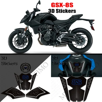Для Suzuki GSX8S Накладка на бак мотоцикла Наклейки Защита от царапин GSX 8S 3D Наклейка на топливный бак GSX-8S GSX8S GSX 8S 800