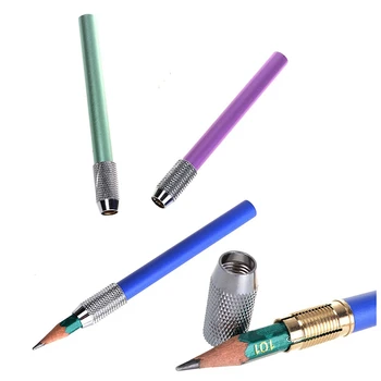 12 шт. Металлический карандаш Удлиненный держатель удлинения Случайный