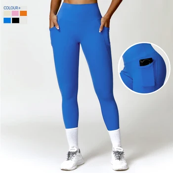 Маслянистые мягкие штаны для йоги Женские однотонные спортивные леггинсы с высокой талией Супер Стрейч Slim Fit Тренировочные колготки Спортивная одежда для бега