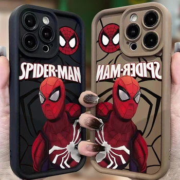 Marvel Spider Man Hulk Мягкий чехол для Xiaomi Mi 13T 12T 13 12 12X 12S 11 Lite 5G POCO F3 F4 F5 Pro X4 GT X5 Жидкий силиконовый чехол