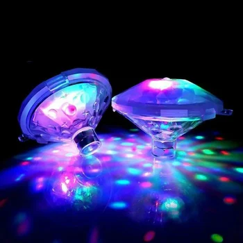 Плавающий подводный свет RGB Погружной светодиодный дискотечный свет Светящееся шоу Бассейн Гидромассажная ванна Спа-лампа Светильник для ванны
