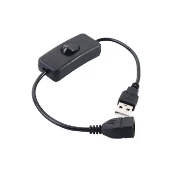 28 см USB-кабель с переключателем ВКЛ/ВЫКЛ Кабель удлинитель для USB-лампы USB-вентилятор Линия питания Прочный адаптер HOT SALE