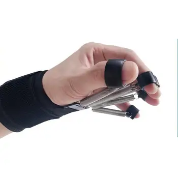 Упражнение для пальцев Эластичный съемник запястья Усилитель рукоятки Браслет сопротивления для пальцев для спортсменов, теннисистов, скалолазов