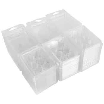 60 Упаковка контейнеров для расплава воска-6 пустых пустых пластиковых форм для расплава воска - раскладушки для пирогов Восковые расплавы.