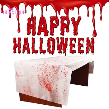 Украшение на Хэллоуин Кровавые мешки Ужас Зомби Фартук Кровавые отпечатки рук Кровавая стена Принадлежности для вечеринок