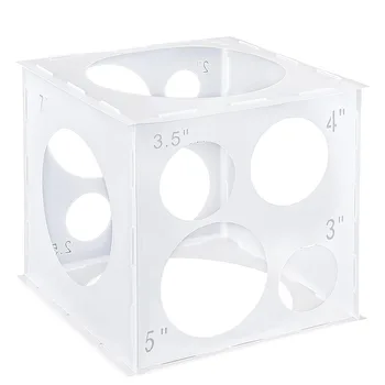 2-10 дюймов складной пластиковый шар для измерения размера шара коробка куб для измерения воздушных шаров инструменты для воздушных шаров колонны для воздушных шаров аксессуары для воздушных шаров украшения