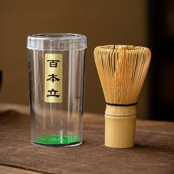 Японская церемония Бамбук Матча Практичный Пудра Венчик Кофе Зеленый Чай Щетка Chasen Инструмент Grinder Кисти Чайные аксессуары