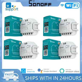 SONOFF DUAL R3 Lite Двойной релейный модуль DIY Wi-Fi Smart Switch 2 Gang Измерение мощности Управление через EWeLink Alexa Google Smart Home 