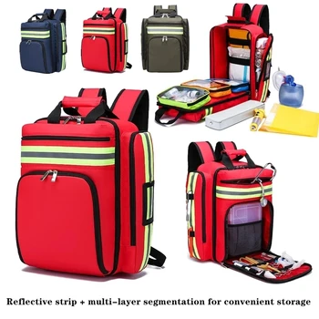 Аптечки первой помощи Аварийно-спасательные рюкзаки Сортировка большой емкости Наборы для выживания в кемпинге на открытом воздухе Медицинские наборы