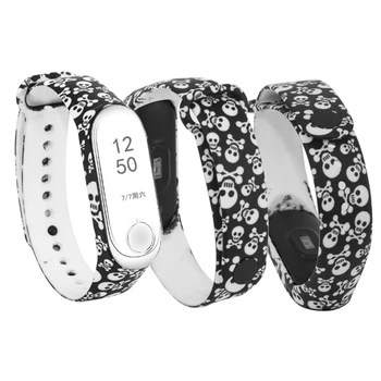  Силиконовый мягкий ремешок, совместимый с Band 3 Водонепроницаемый браслет Прочный смарт-часы Модный ремешок Петли для ремня-Спортивный браслет