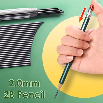 1 Набор механического карандаша 2,0 мм с стержнем для написания эскизов рисования канцелярских принадлежностей