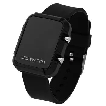 Силиконовые светодиодные цифровые часы Мужские спортивные женские часы Электронные женские мужские наручные часы для мужчин Женские часы Женские наручные часы