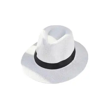Стильная шляпа от солнца Тонкая защита от солнца Удобная ковбойская шляпа Fedora с широкими полями