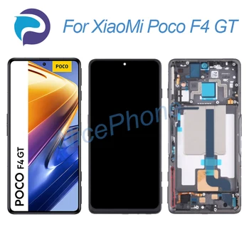 для ЖК-экрана XiaoMi Poco F4 GT + сенсорный дисплей дигитайзера 2400*1080 21121210G Poco F4 GT ЖК-дисплей