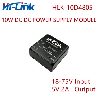 2 шт./лот Hi-Link 5 В 2 А выход 10 Вт HLK-10D4805 18-75 В Вход 1500 В постоянного тока Изоляция Силовой трансформатор постоянного тока в постоянный