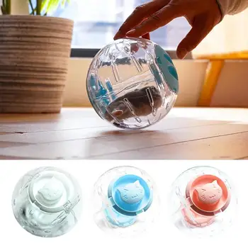 Dwarf Hamster Ball 5,5-дюймовый прозрачный мяч Running Hamster Wheel Cute Exercise Mini Ball для карликовых хомяков, чтобы избавить от скуки