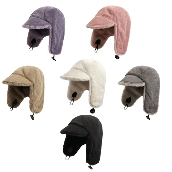 утолщенная двусторонняя шапка-ушанка для взрослых двусторонняя шапка-траппер зимняя шапка с более теплой шапкой холодные зимние подарки для студентов и подростков