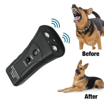  Новое ультразвуковое устройство для дрессировки собак Устройство для дрессировки отпугивателя отпугивателя лая для собак Полезное устройство для дрессировки домашних животных