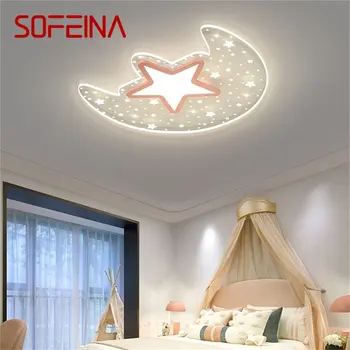 SOFEINA Простой потолочный светильник Современные светильники для лунных ламп Светодиодные домашние декоративные для спальни