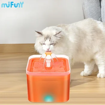 MiFuny Cat Water Feeder Автоматический диспенсер для воды Cat Pet Фонтан Cat Bowl Циркуляционная фильтрация Аксессуары для кошек