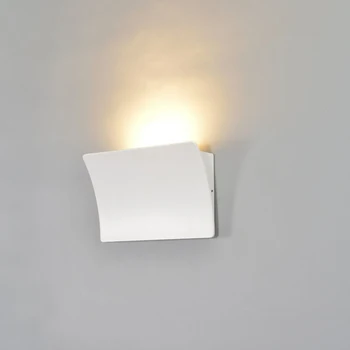 Простые настенные светильники Алюминиевый светодиодный настенный светильник Внутренние настенные светильники для спальни, гостиной, коридора, боковое освещение AU234
