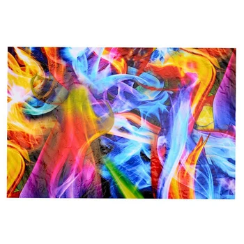 3X Rainbow Flames Гидрографическая пленка Гидротрансферная пленка для печати Гидропогружная пленка 50 см x 100 см