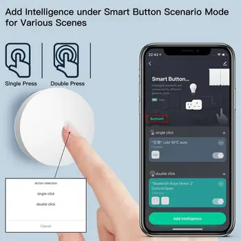 Tuya Zig-Bee Smart Scene Switch: беспроводной пульт дистанционного управления для многосценного приложения для смартфона Smart Automations