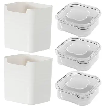  Холодильник Коробка для хранения Удобный Микроволновая печь Пищевой материал Замораживание порциями Запечатанный и сохраненный свежим Прочный Эффективный 0