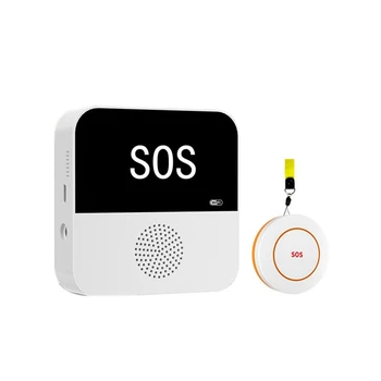  Беспроводная кнопка пейджера для пожилых людей Встроенный пейджер с несколькими звонками с экстренным вызовом SOS для пожилых пациентов