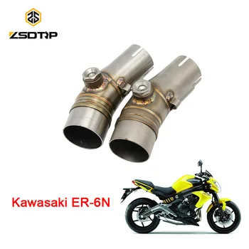 Бесплатная доставка ZSDTRP Мотоцикл Модификация корпус выхлопной трубы для модели Kawasaki ER-6N Материал из нержавеющей стали