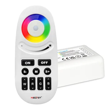 Miboxer 2.4G Set Двойной белый CCT / Одноцветный / RGB / RGBW Контроллер светодиодной ленты 12 В 24 В беспроводной дистанционный светильник